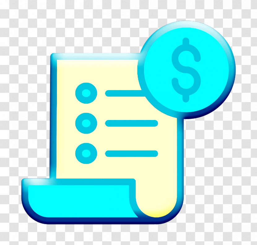 Bill Icon Ecommerce Icon Transparent PNG