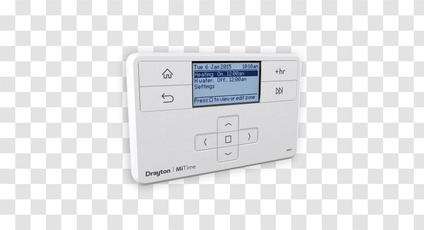 Central Heating Thermostatic Radiator Valve Programmer Boiler Time Switch - Alarm Device - Shadow Angle Transparent PNG