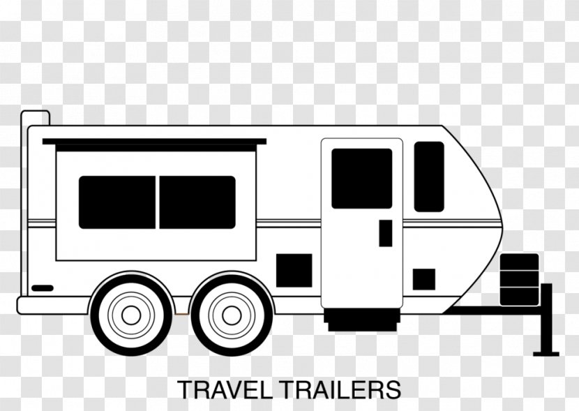 Caravan Campervans Trailer Clip Art - Camping Transparent PNG