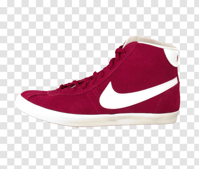 Skate Shoe Sports Shoes Basketball Suede - Maroon Nike For Women Transparent PNG