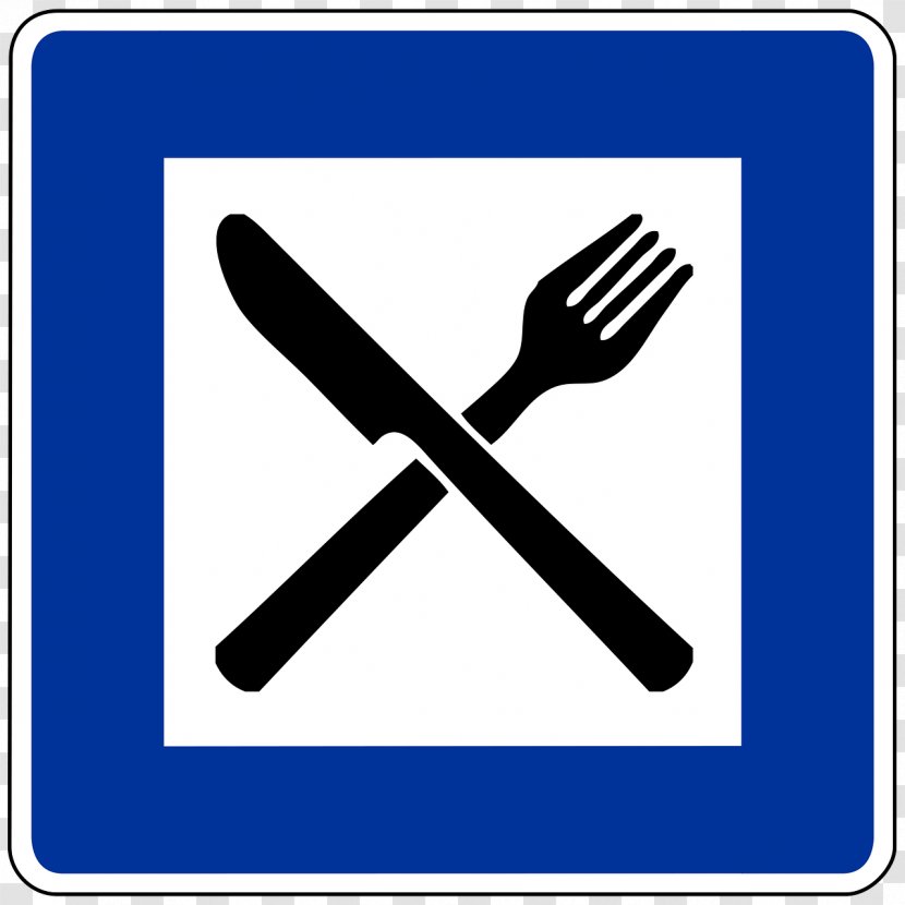 Motorway Services Rest Area Restaurant Traffic Sign Highway - Signs Transparent PNG