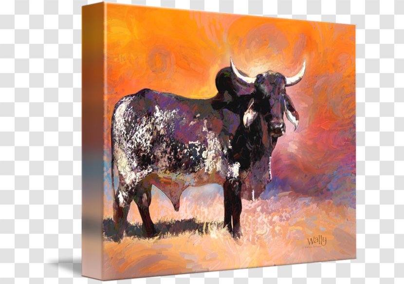 Texas Longhorn English Painting - Fauna Transparent PNG