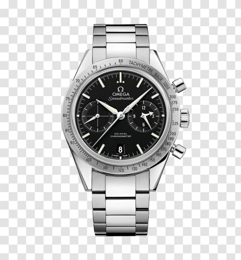 Omega Speedmaster SA Coaxial Escapement Watch Chronograph Transparent PNG