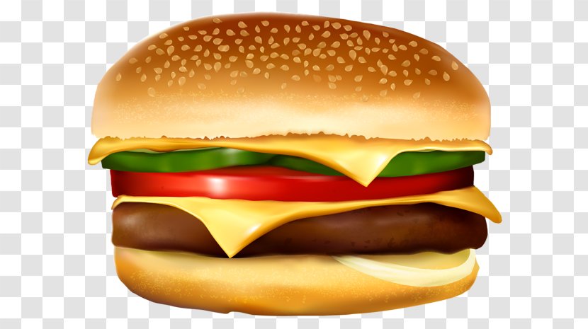 Hamburger French Fries Cheeseburger Fast Food Hot Dog - Whopper Transparent PNG