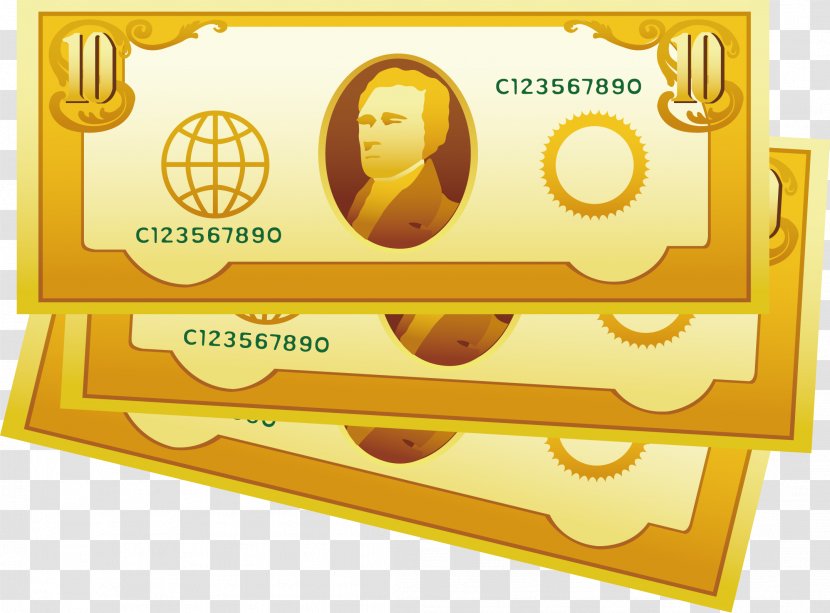 Money ICO Coin Icon - Yellow - Gold Dollar Transparent PNG