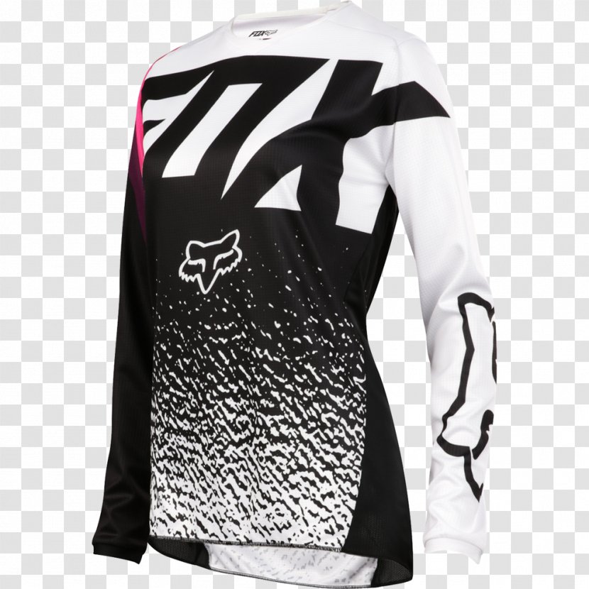 Motocross Fox Racing Cycling Jersey Motorcycle - Clothing Transparent PNG