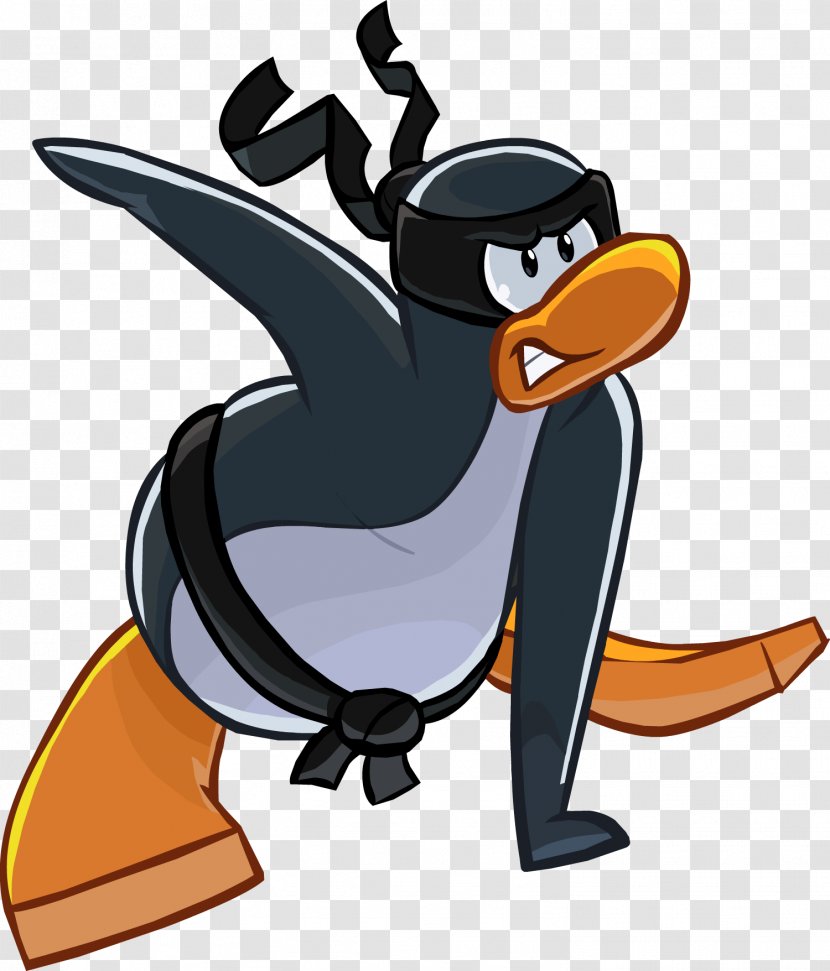 Club Penguin Ninja YouTube Video Game - Fauna - Penguins Transparent PNG