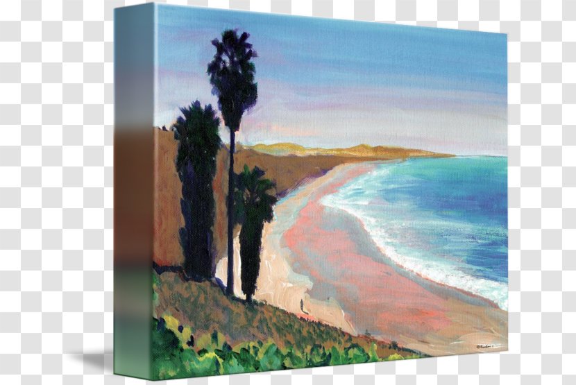 Swami's Painting Shore Acrylic Paint Gallery Wrap - Beach Transparent PNG