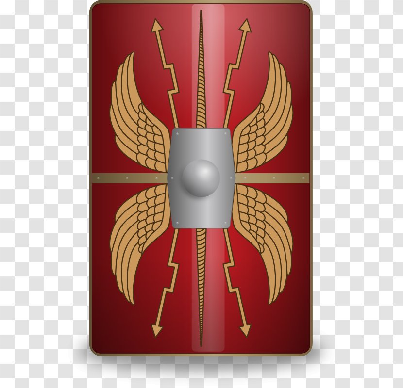 Scutum Shield Ancient Rome Roman Army Drawing - Heart Transparent PNG