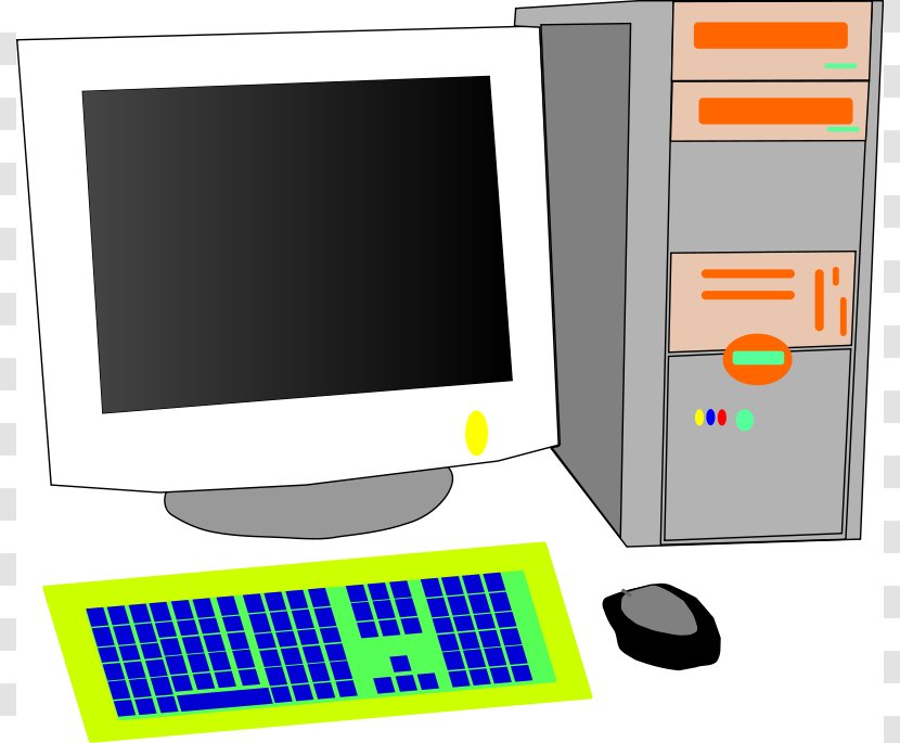 Computer Case Laptop Desktop Personal Clip Art - Hardware - Images Transparent PNG