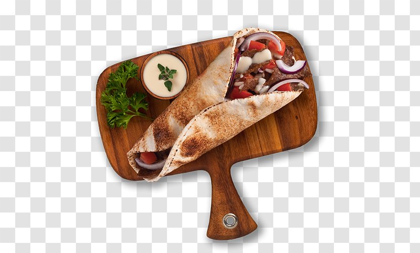 Souvlaki Wrap Lebanese Cuisine Tabbouleh Hummus - Salad Transparent PNG
