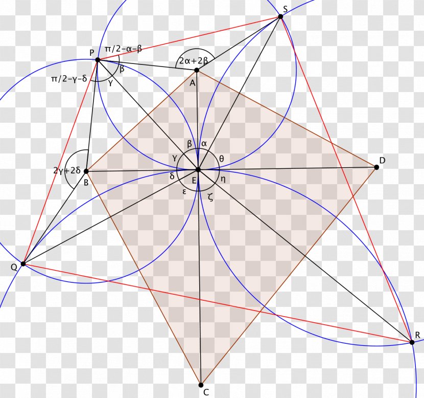 Triangle Point Symmetry Pattern - Line Geometry Transparent PNG