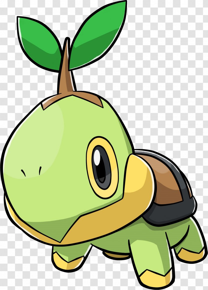 Pokémon Diamond And Pearl Ash Ketchum Turtwig - Tortoise - Pokemon Transparent PNG