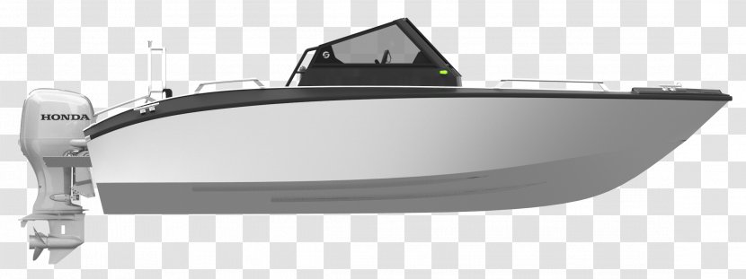 Shark Honda Boat Silver Hull - Aluminium Transparent PNG