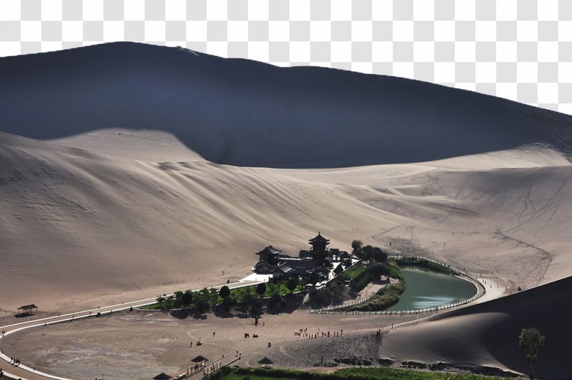 Landscape Desert - Dune - Mingsha Crescent Lake Transparent PNG