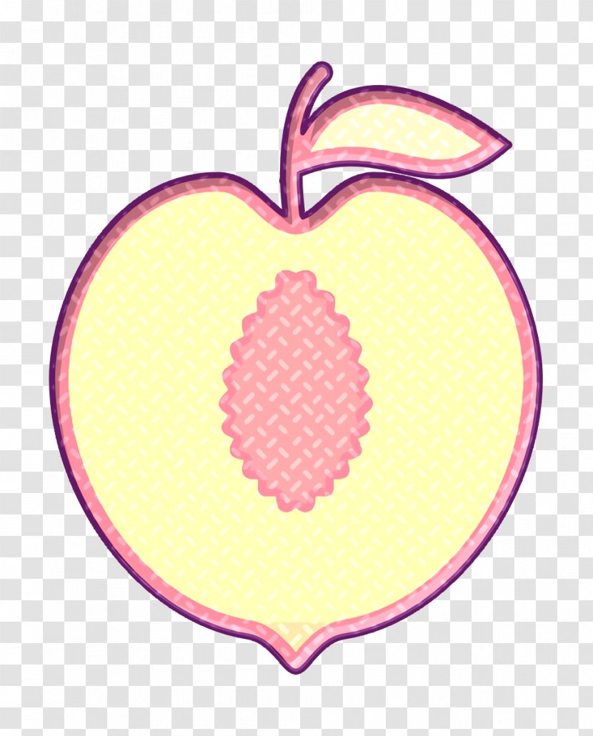 Fruit Icon Peach - Malus Food Transparent PNG