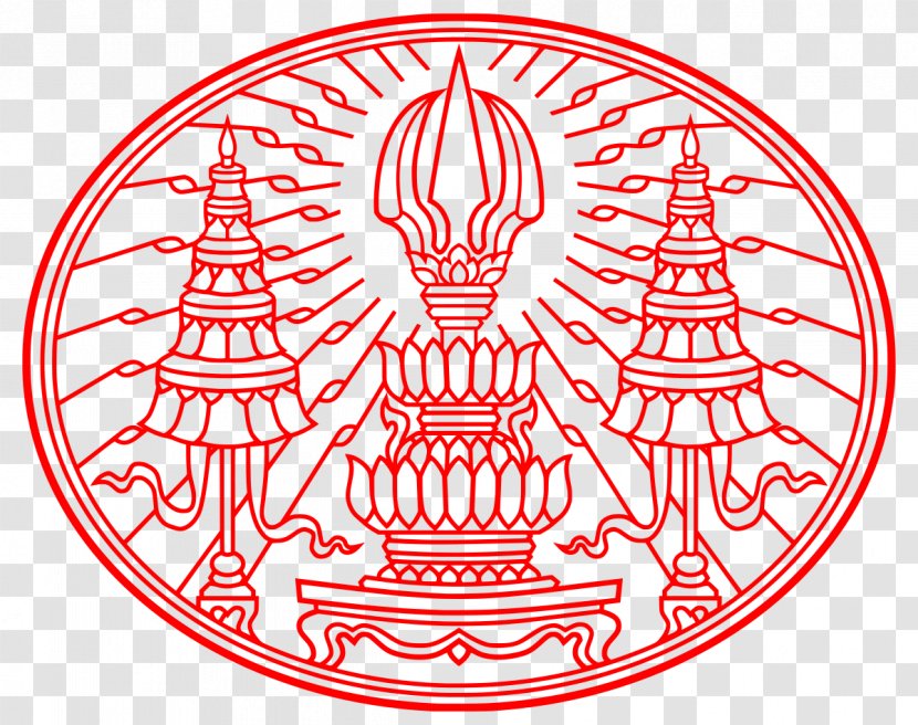 Vajiravudh College Chakri Dynasty Rama Monarch Coronation Of Vajiralongkorn - Line Art - Sticker Transparent PNG