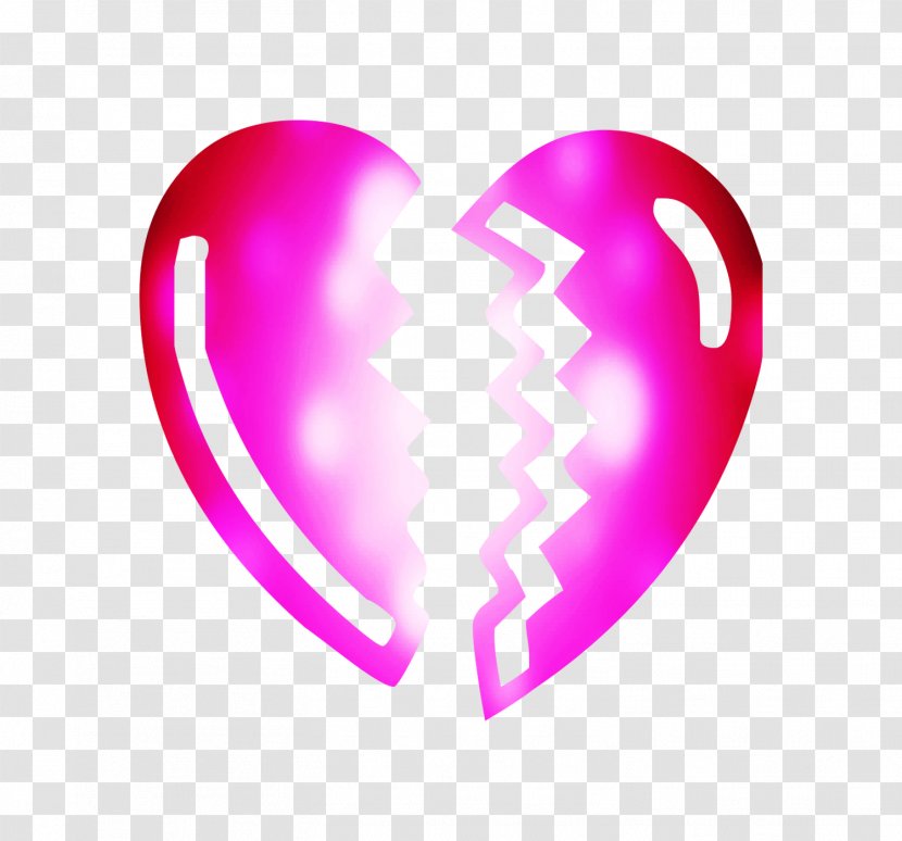 Heart Graphics Pink M Symbol M-095 - Purple - Magenta Transparent PNG