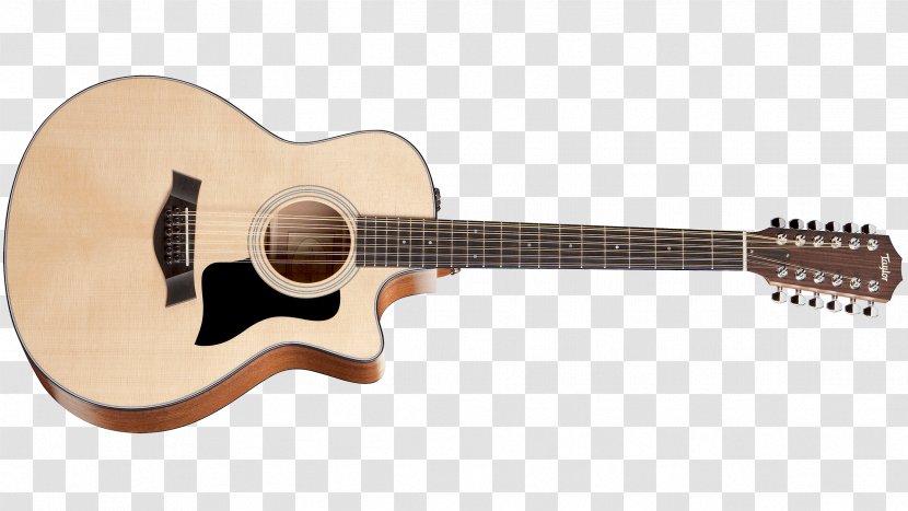 Twelve-string Guitar Taylor Guitars Dreadnought Acoustic-electric Steel-string Acoustic - Watercolor Transparent PNG