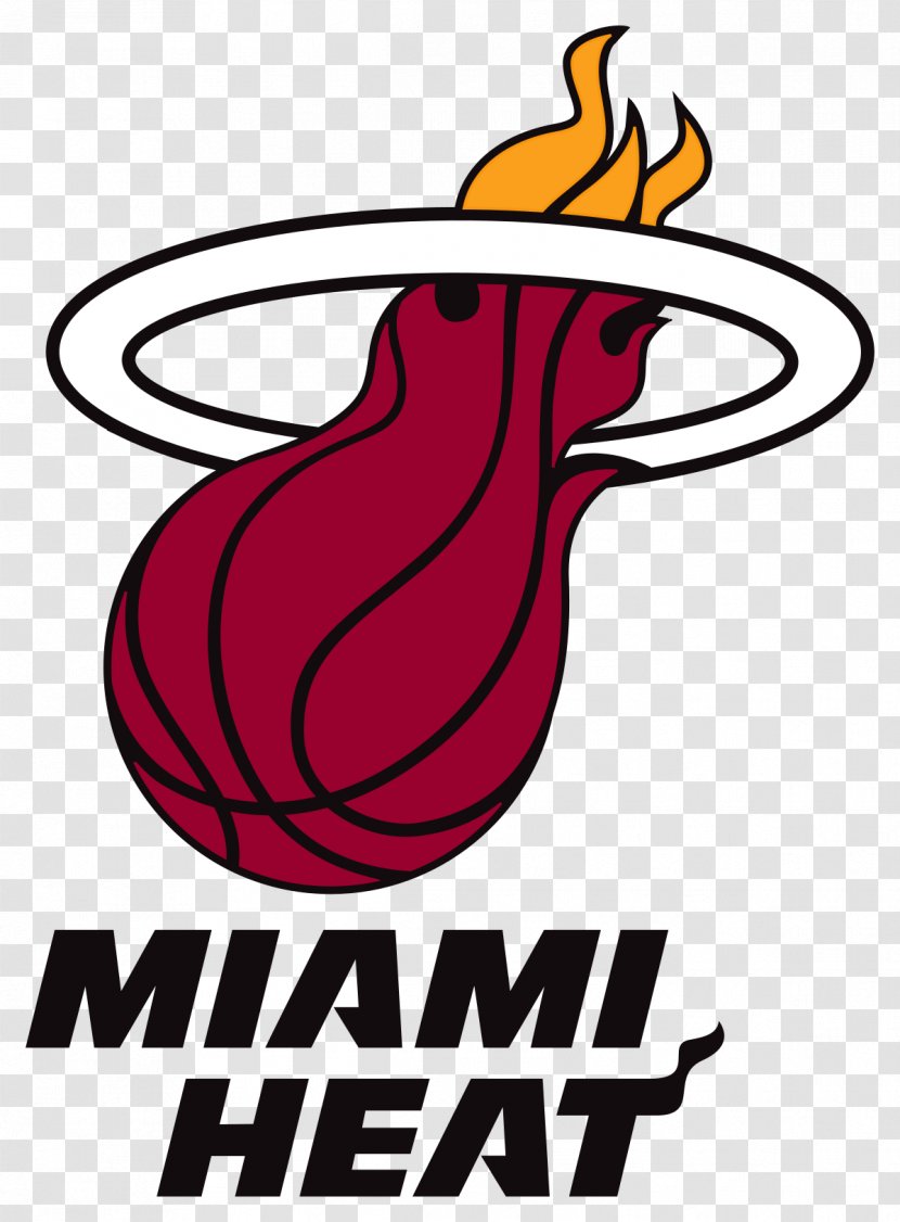 Miami Heat NBA Logo Basketball Clip Art - Nba Transparent PNG