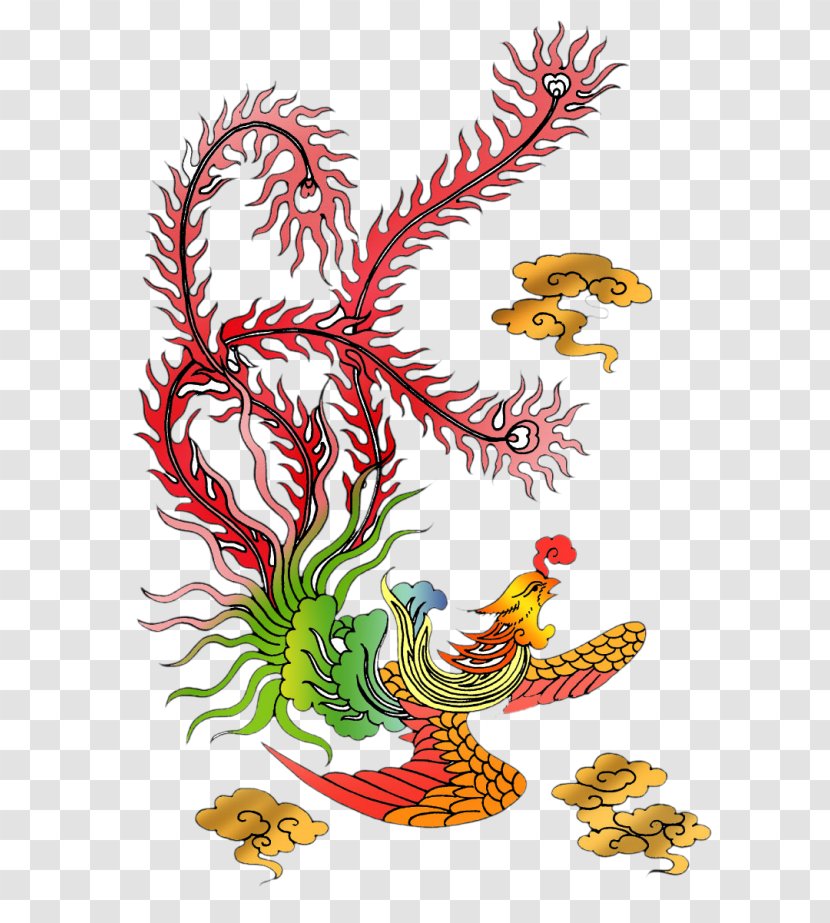 Bird Fenghuang Clip Art - Phoenix Transparent PNG