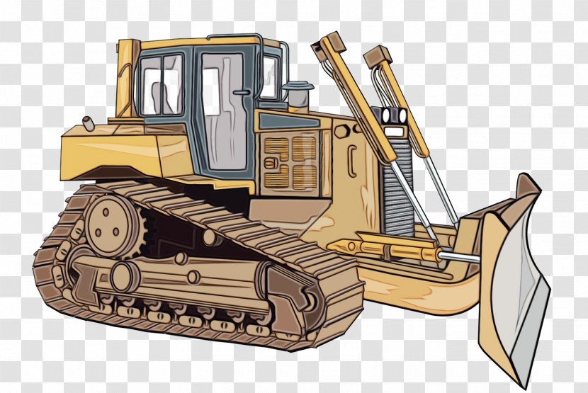 Construction Equipment Bulldozer Vehicle Transparent PNG