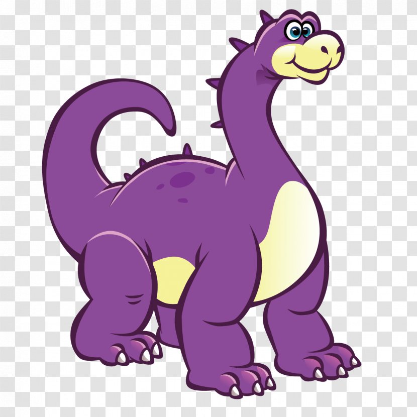 Triceratops Tyrannosaurus Diplodocus Dinosaur - Violet - Purple Transparent PNG