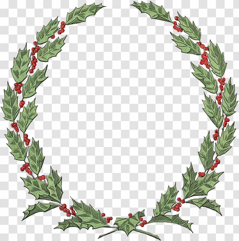 Wreath Christmas Day Wedding Invitation - Colorado Spruce - Flower Transparent PNG