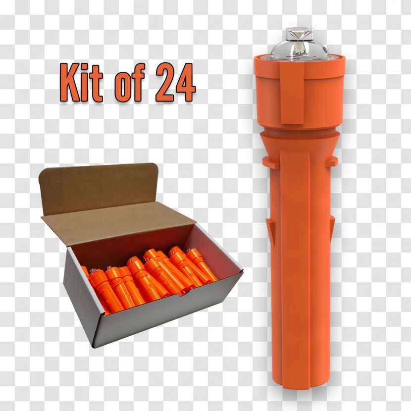 Traffic Cone Cylinder Light - Lithium Transparent PNG