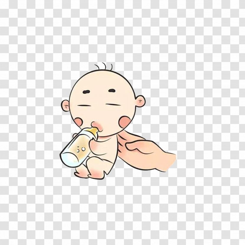 Infant Illustration - Frame - A Baby Sitting Or Walking Transparent PNG