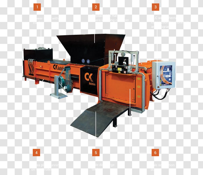 Machine Baler Paper Plastic Recycling - Hydraulic Press - Material Transparent PNG