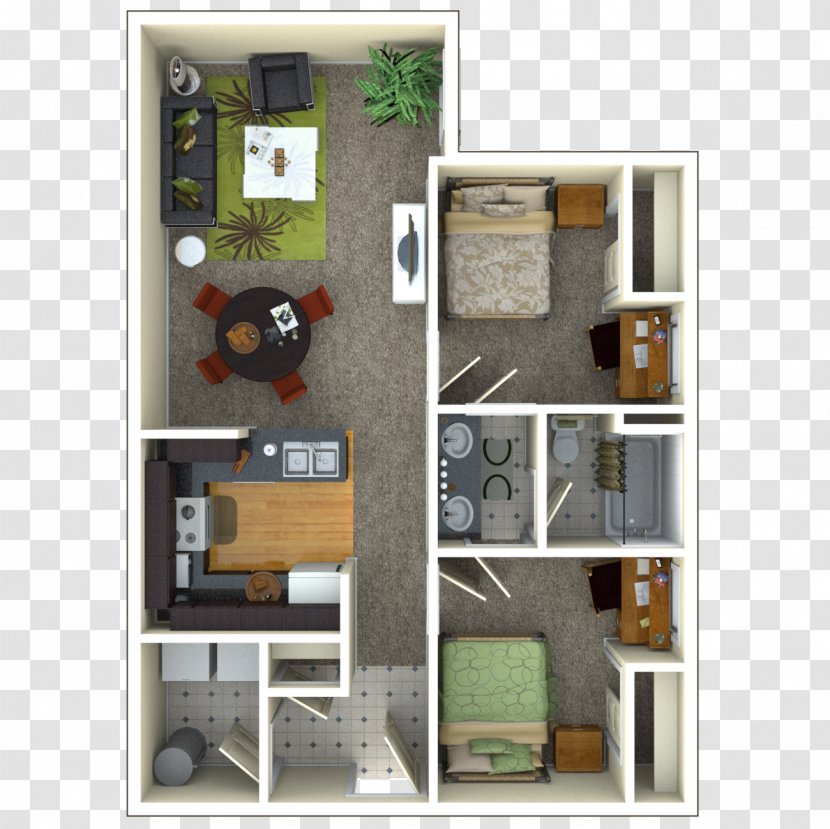 Floor Plan Bedroom Loft Shelf - Furniture Transparent PNG