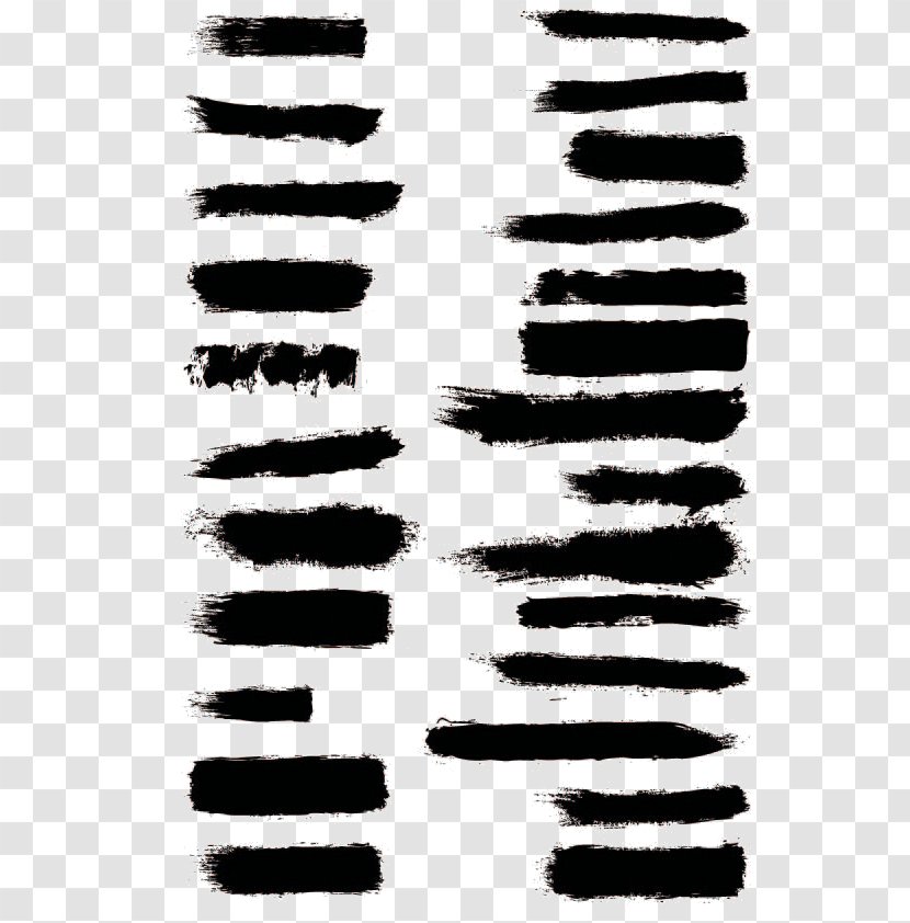 Ink Brush Paintbrush - Lines Transparent PNG