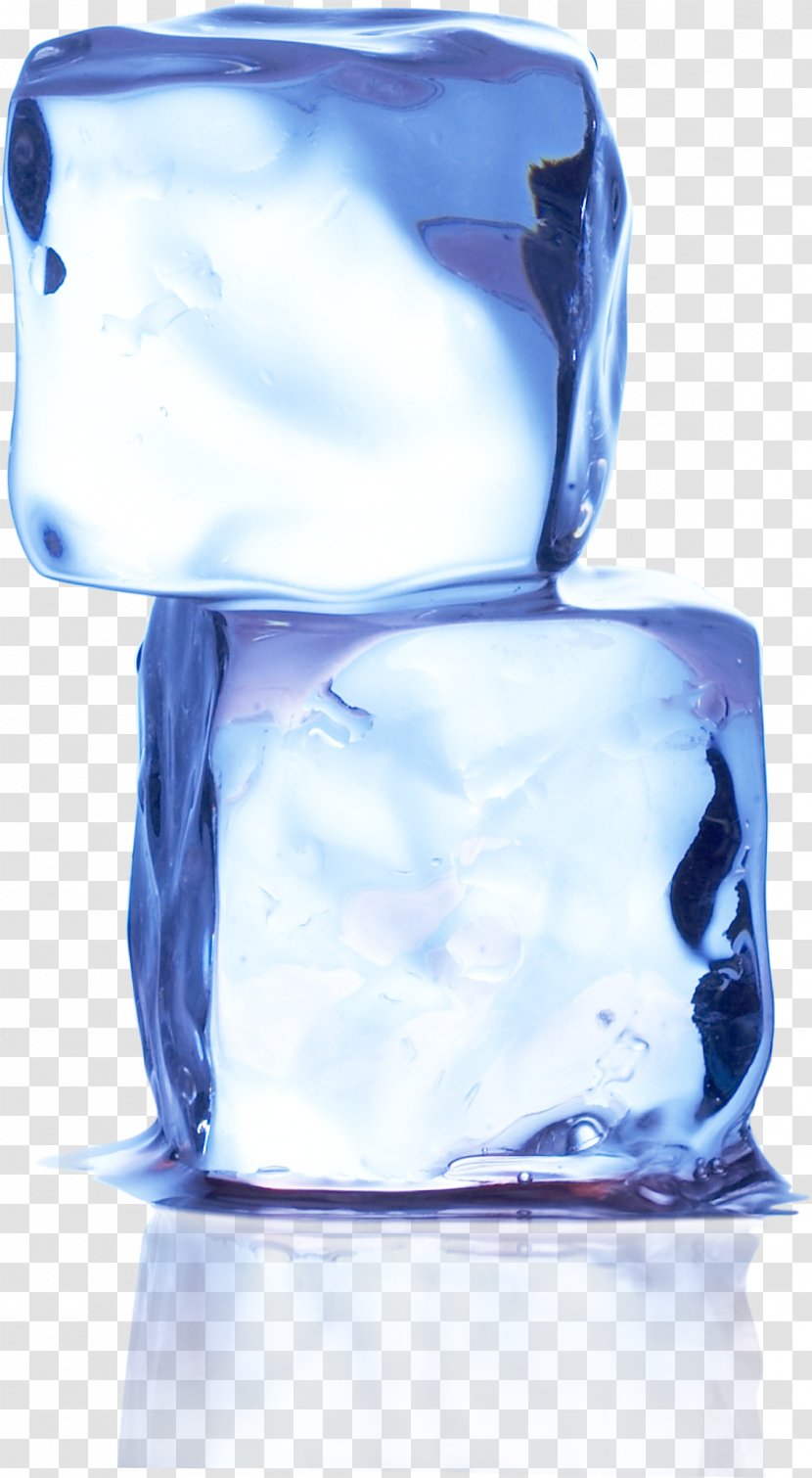 Ice Cube Square Computer File - Blue Transparent PNG