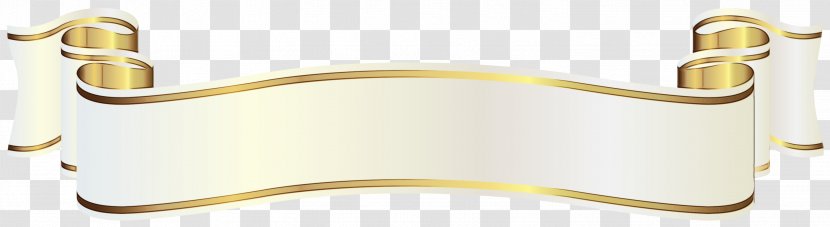 Gold Ribbon - Idea - Bangle Yellow Transparent PNG