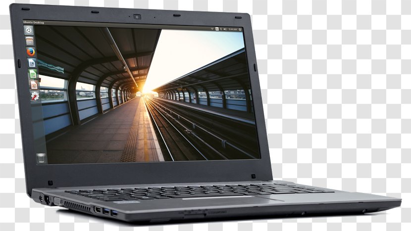 Netbook Laptop Computer Hardware System76 Intel - Display Device - Kaby Lake Transparent PNG