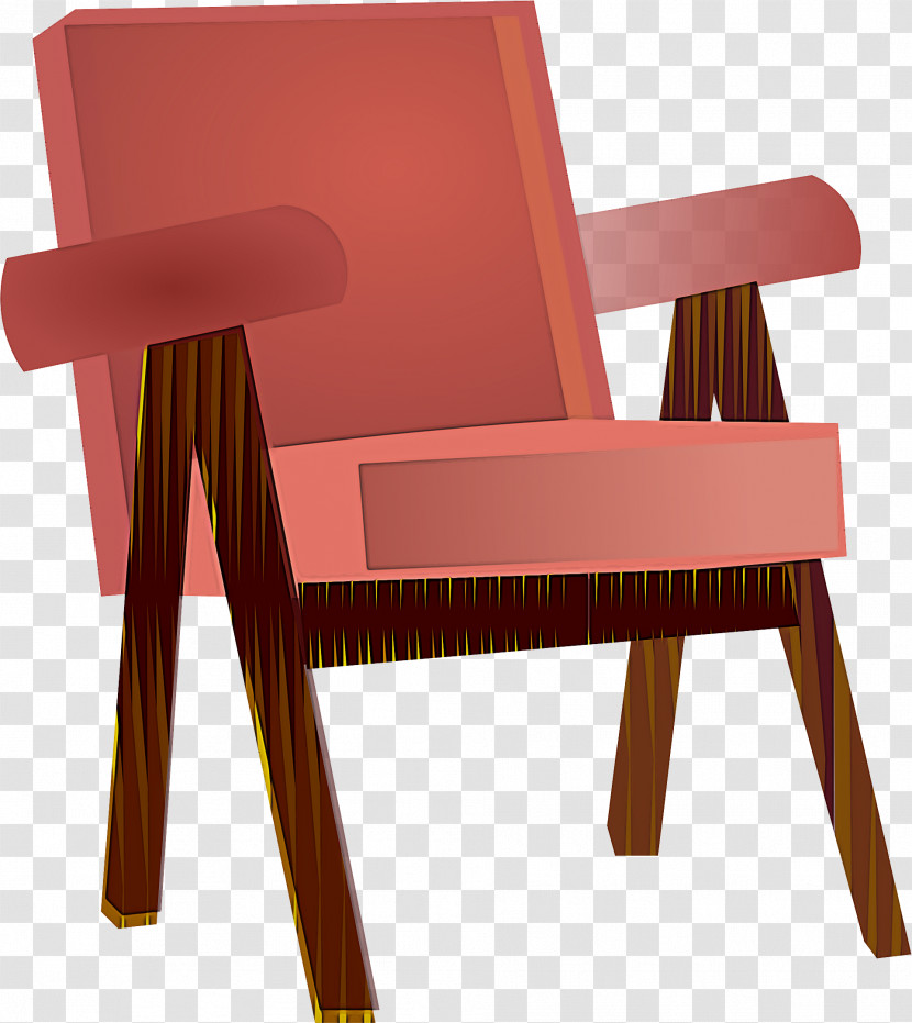 Chair Armrest Angle Plywood Line Transparent PNG