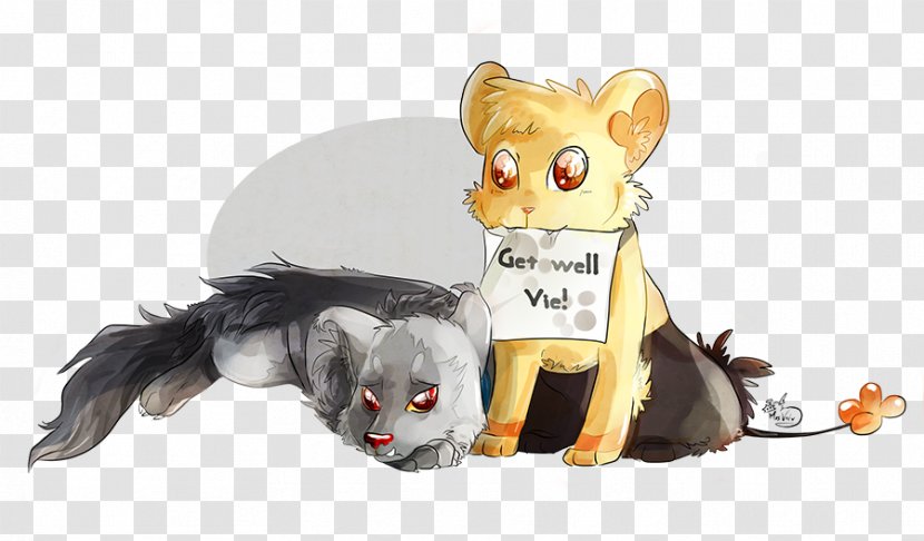 Cat Mouse Dog Stuffed Animals & Cuddly Toys Cartoon - Mammal - Get Well Transparent PNG