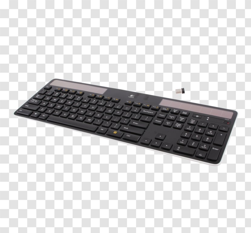 Computer Keyboard Mouse Logitech Wireless Solar K750 For Mac Photovoltaic - Space Bar - Amazon Headset Transparent PNG