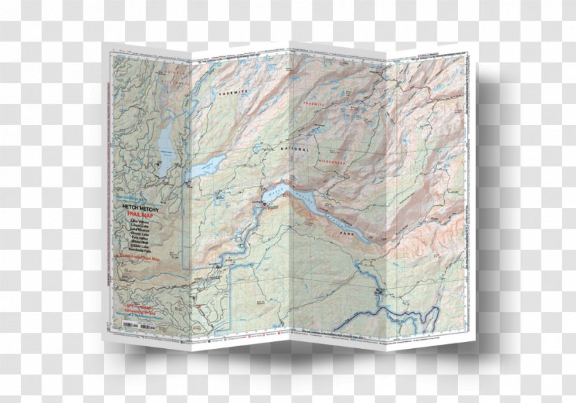 Tuolumne Meadows Half Dome Yosemite Valley Map Emigrant Wilderness - Park Transparent PNG