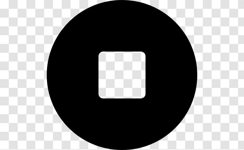 Button - Symbol - Black Transparent PNG
