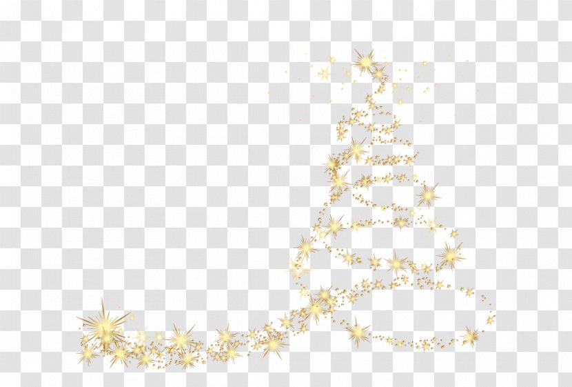 White Pattern - Christmas Tree Light Effect Transparent PNG