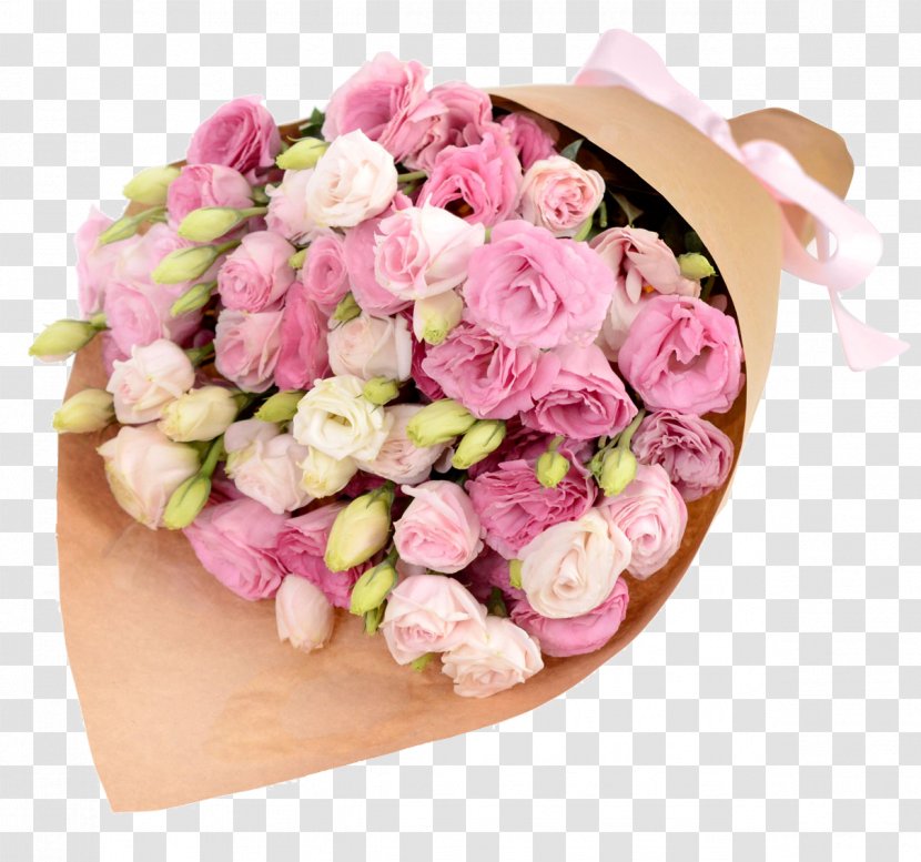 Flower Bouquet Prairie Gentian Cut Flowers Floristry - Pink - Fresh Transparent PNG