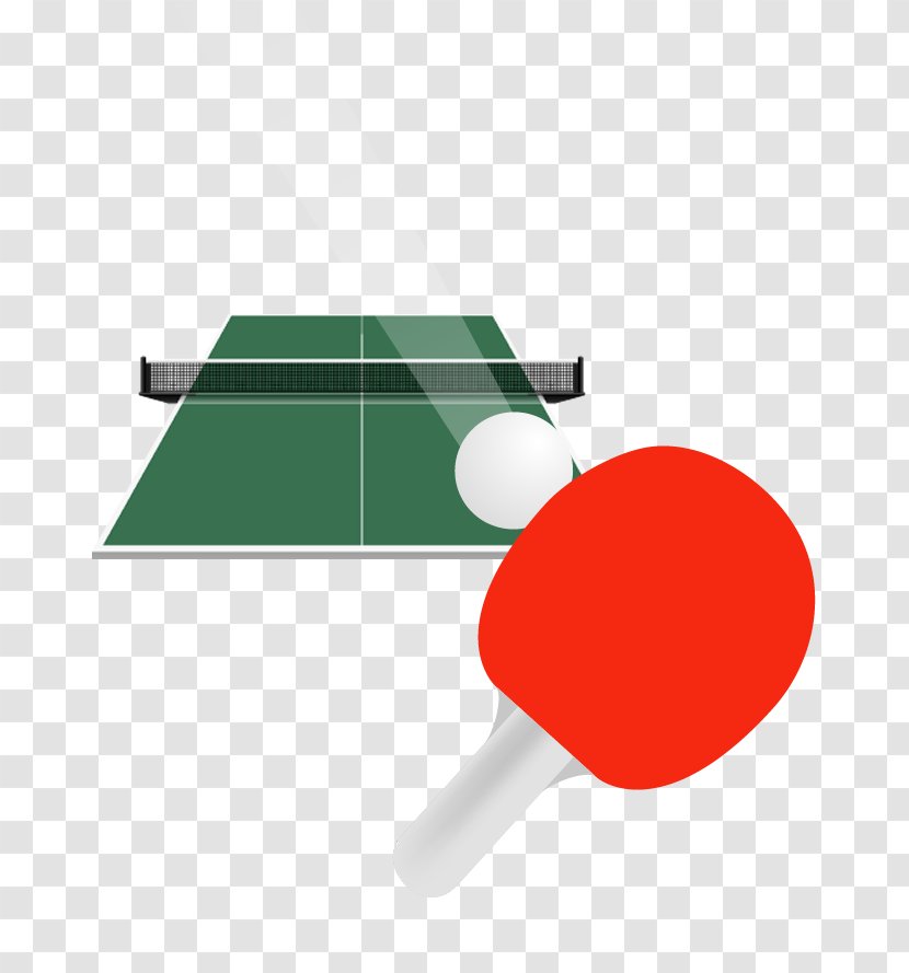 Ping Pong Paddles & Sets Racket Table Tennis - Red Transparent PNG