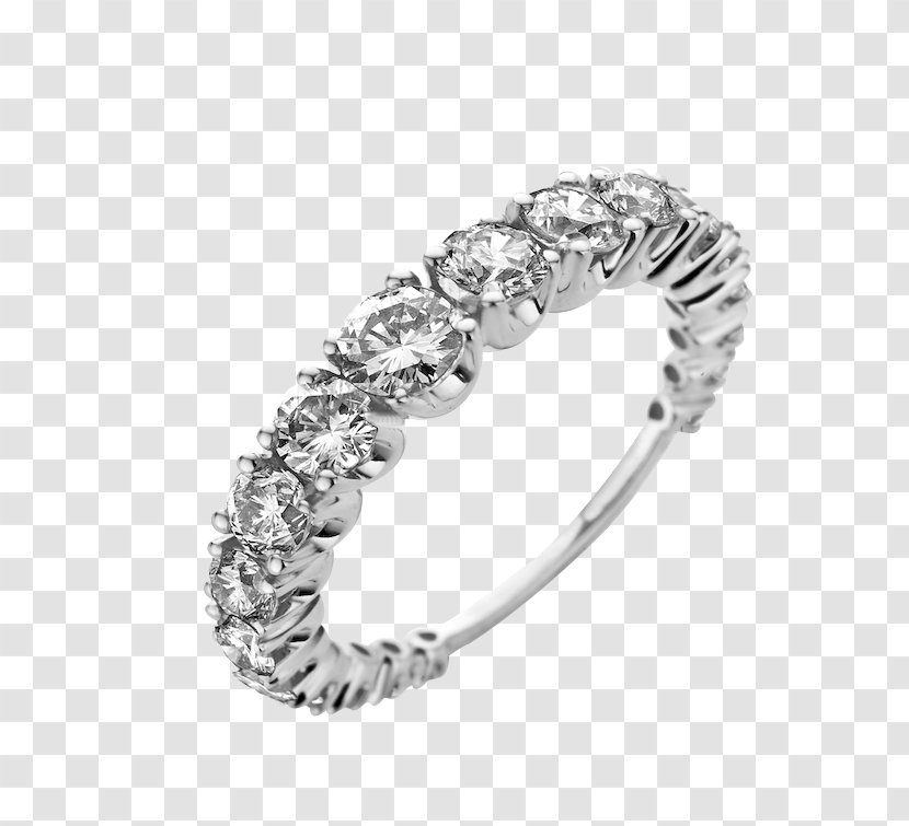 Wedding Ring Silver Body Jewellery - Metal Transparent PNG