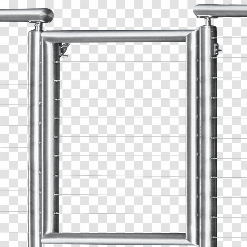 Guard Rail Stainless Steel Cable Railings Deck Railing - Door - Gate Transparent PNG