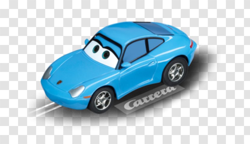 Carrera Lightning McQueen Finn McMissile Mater - Toy - Sally Transparent PNG