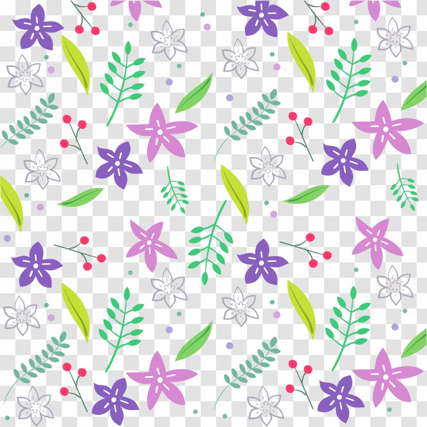 Flower Clip Art - Leaf - Purple Pattern Background Transparent PNG