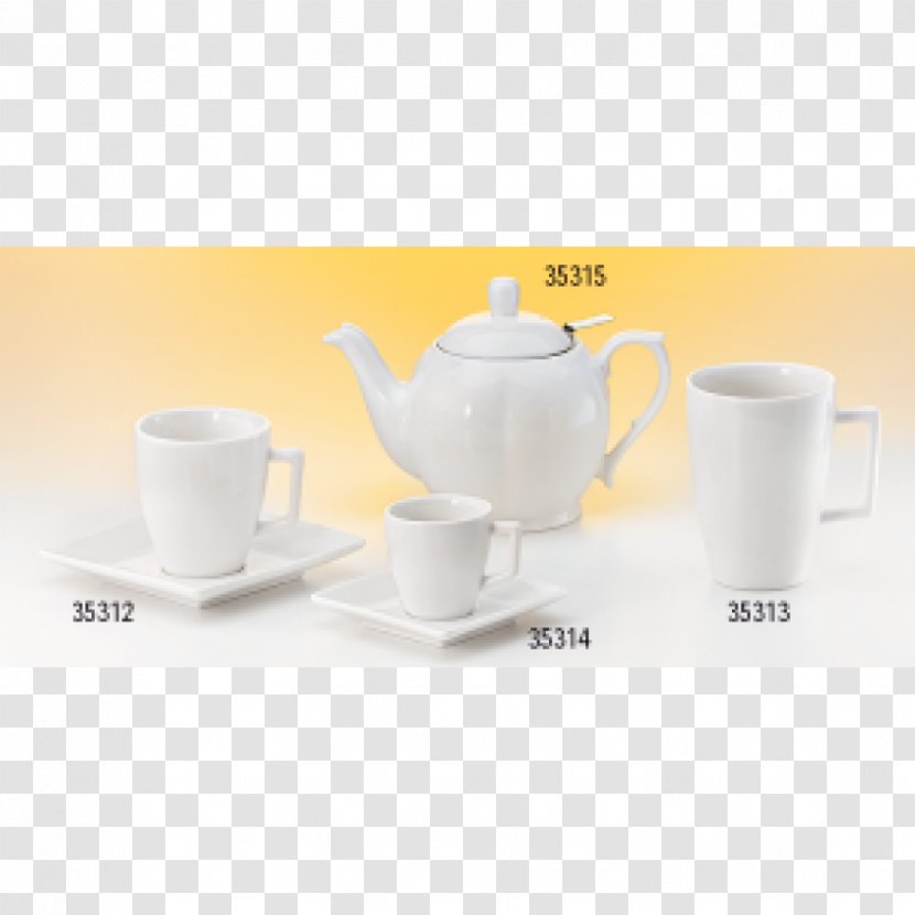 Coffee Cup Kettle Porcelain Saucer Ceramic - Serveware - House Transparent PNG