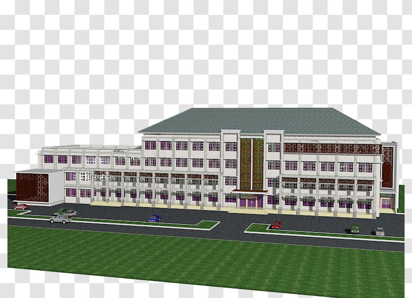 Campus Building Architecture Padang State University Andalas - Facade Transparent PNG